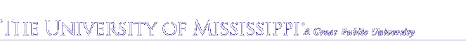 The University of Mississippi