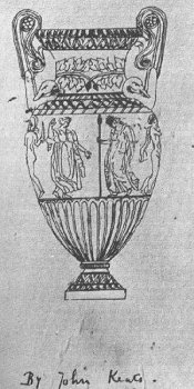 Keats' sketch of a Grecian urn