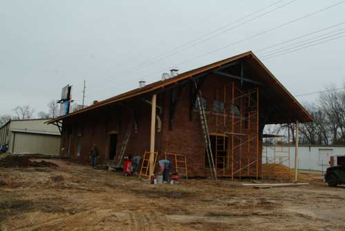 Depot Restoration, February 19, 2003