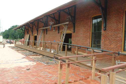 Depot Restoration, June 12,2003