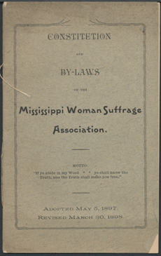 Image of Mississippi Womens Association Handbook