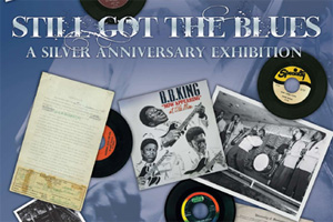Blues exhibit poster