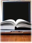 book and laptop