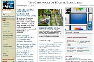 Image of the Chronicle of Higher Education