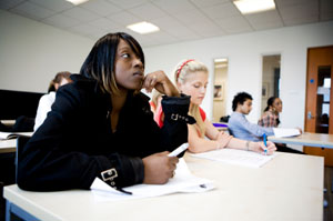students in classroom