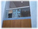 library stairwell