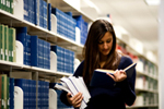girl in stack picture