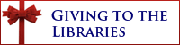 Image of a gift box. Click here to give to the library