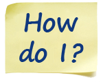 How Do I?. Click here to get answers to commonly asked questions