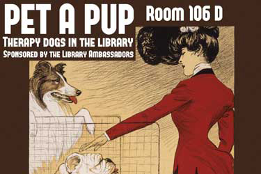 Pet a pup poster