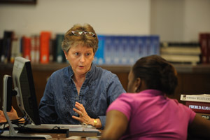 picture of reference librarian