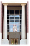 front of JD Williams Library