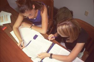 Students Studying