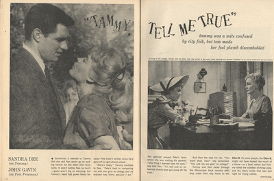 'Tammy, Tell Me True' in Screen Stories Vol. 60, No. 8 (August 1961): 14+.