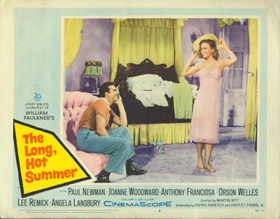 Lobby Card. The Long Hot Summer. Twentieth Century-Fox, 1958.