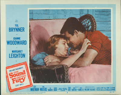 Lobby Card. The Sound and the Fury. 20th Century Fox, 1959. Number 59 out of 75. 