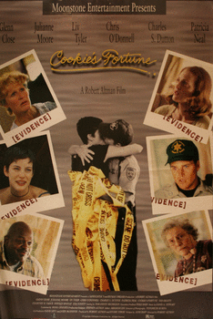 Movie poster advertising Cookie's Fortune.