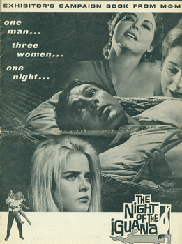 Night of the Iguana. Exhibitor's Campaign Book from
M-G-M. 1964.