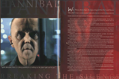 Pressbook for MGM/Universal Pictures Hannibal.