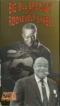 VHS.  Big Bill Broonzy and Roosevelt Sykes was part of  the Masters of the Country Blues film series produced by Yazoo records. 