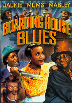 DVD.  Cover image to the 2005 Alpha Video Distributors re-release of the All-American News Corporation production Boarding House Blues (1948).