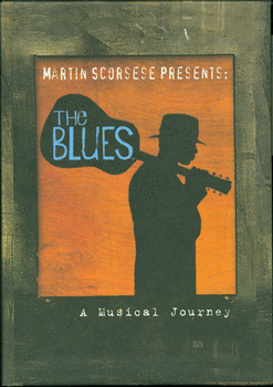 DVD.  Cover to the seven-DVD set Martin Scorsese Presents:  The Blues (2003). 