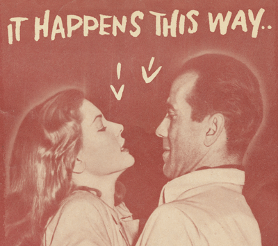 Detail of pressbook for To Have and Have Not