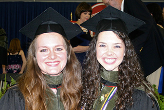 Miranda Jordan (left) of Jackson and Laura Luther of Hattiesburg