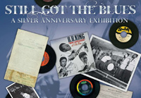 Blues exhibit poster