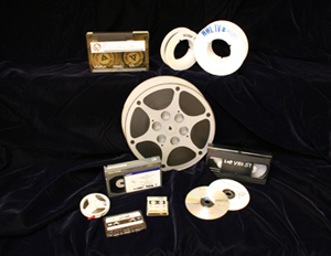 image of tapes and film