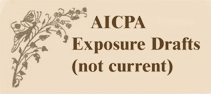 AICPA Exposure Draft