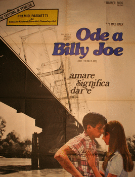  Italian movie poster for Ode to Billy Joe.